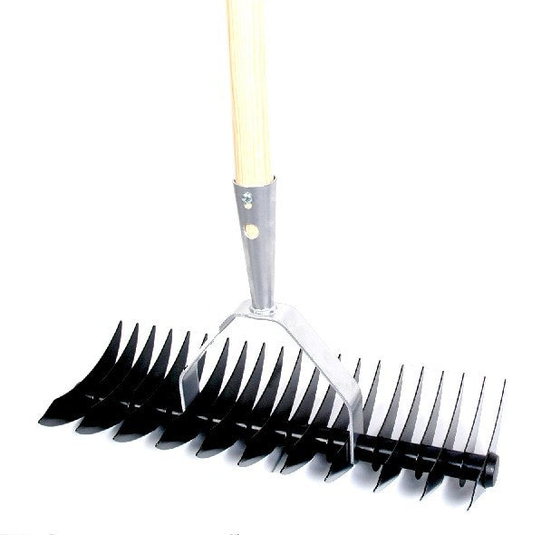Mm eurotool rastrillo escarificador mm doble con mango 160cm