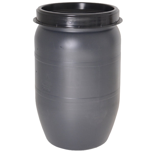 Fusto alimentazione prodotti mm con coperchio a vite in 2 pezzi 120 litri
