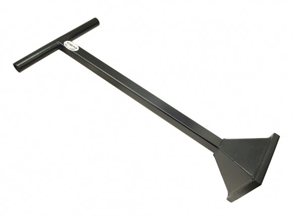 El mortero blanco está fabricado íntegramente de acero y tiene una longitud de 860 mm dewhite.