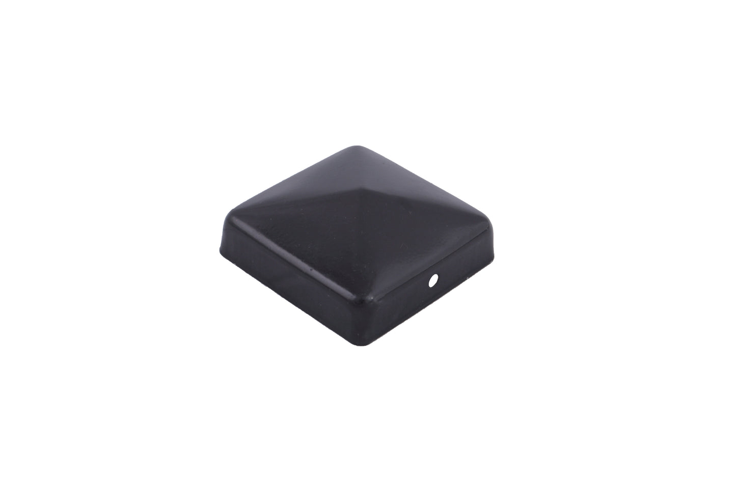 Piramide ornamentale per palo Waelbers 71x71mm nero