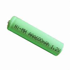 Batteria grepow ricaricabile aaa ni-mh 750 mah 1.2v a 2 pezzi