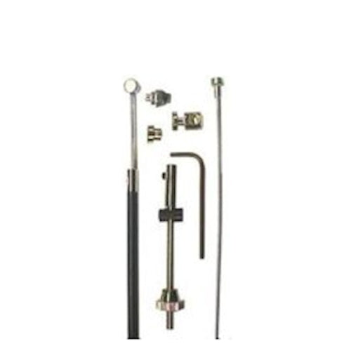 Conjunto de cable de freno para freno de tambor 1350 1000 mm de plata negra