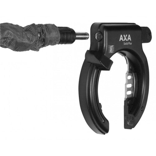Blocca telaio Axa solid++ plus++ nero senza foro parafango 71mm indice di sicurezza 11 art 2**