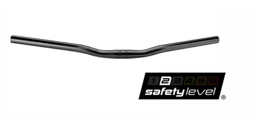 Ergotec manubrio bugle ladytown 25.4 larghezza: 600mm rise: 16mm