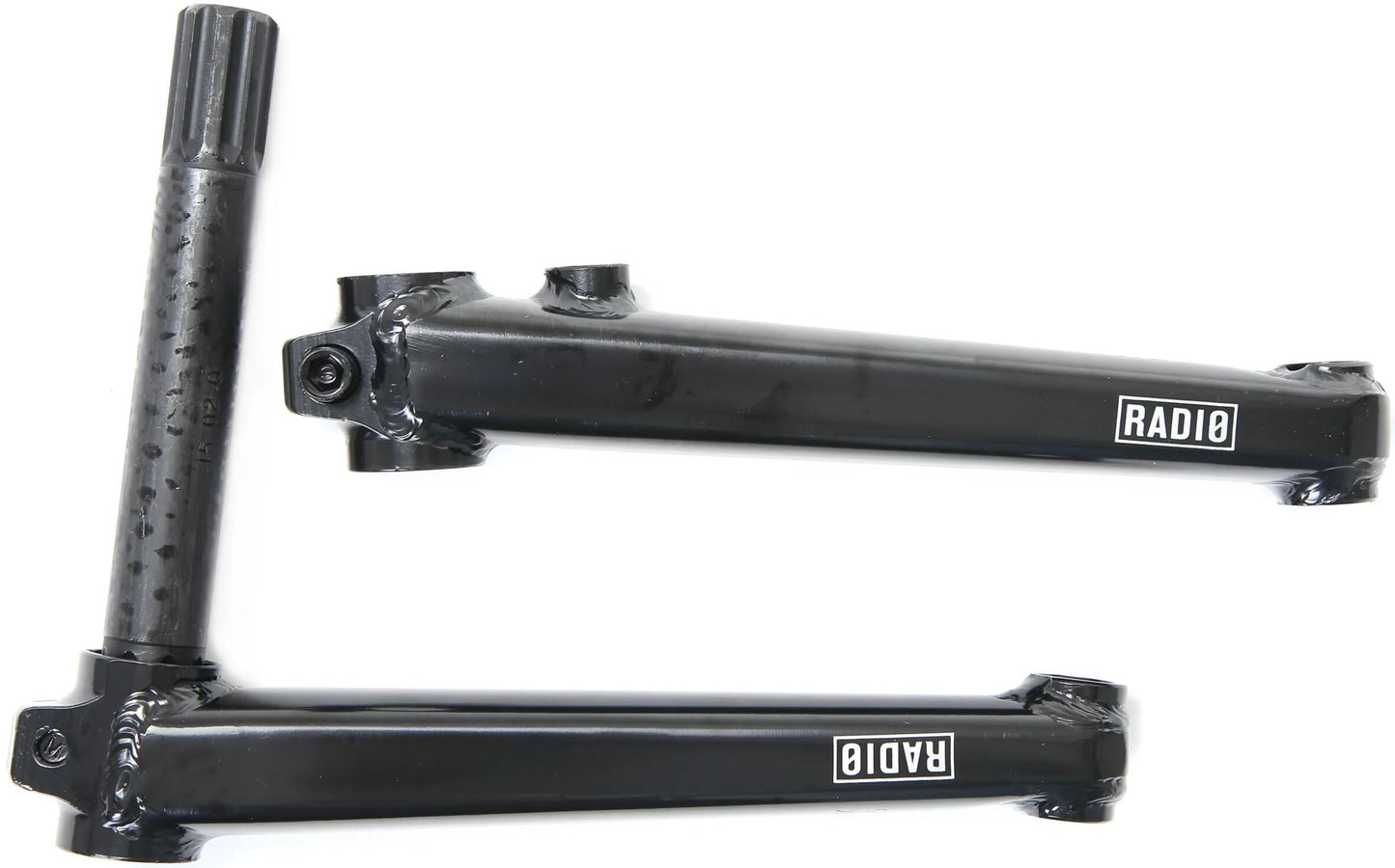 Radio BMX Crank AM 3 pezzi.w.bot.bracket, nero