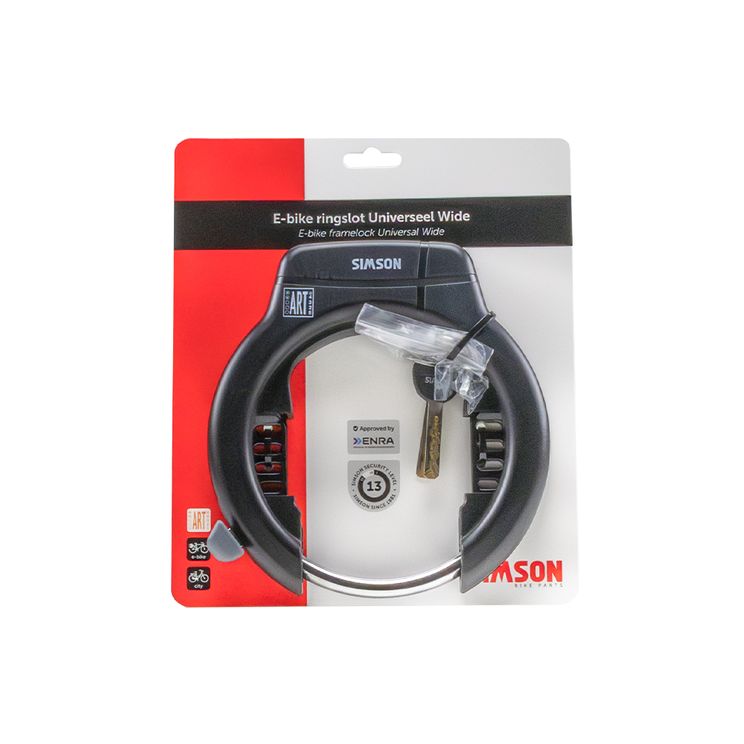 Bloqueo de cuadro Simson inserto universal ancho para bicicleta eléctrica 80mm art**