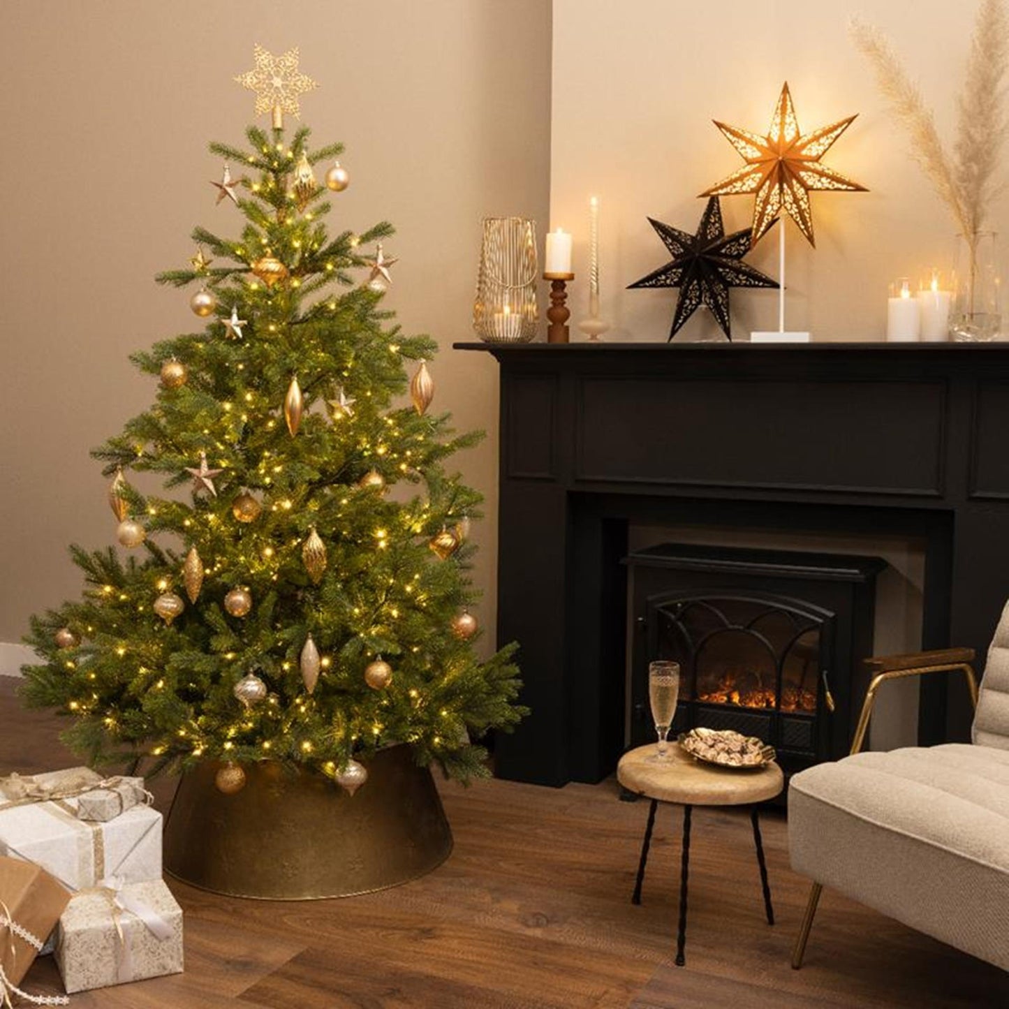 Decoris set palline di Natale in plastica 60 pezzi oro