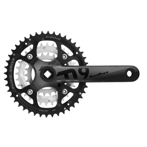 Cranket FCM914 22-32-44T 175 mm de plata negra