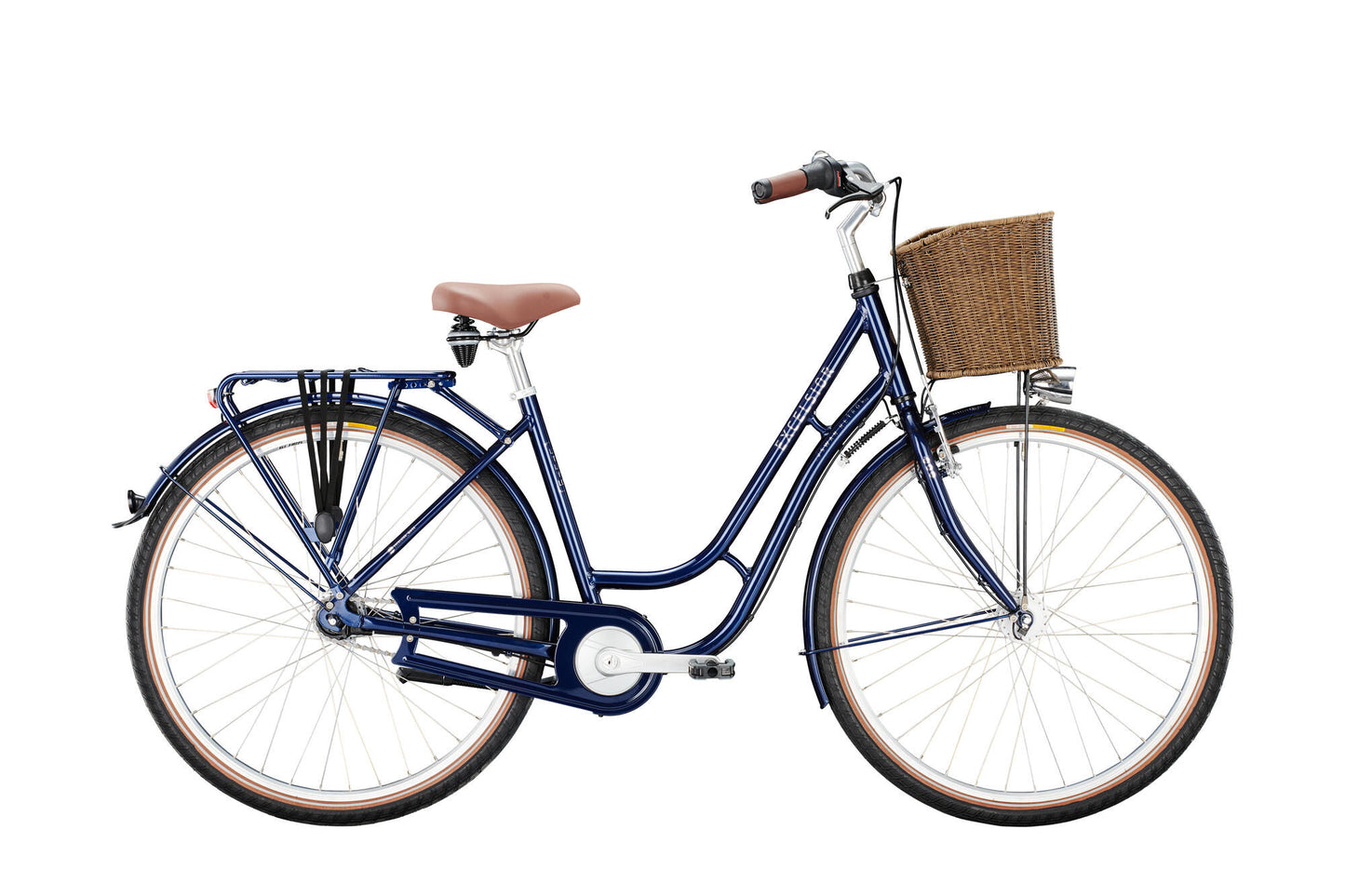 Excelsior Stadsfiets Swan-Retro Alu FW (#1) Bike Excels.Swan-Retro FW Alu 28 53 7sp Blue oscuro