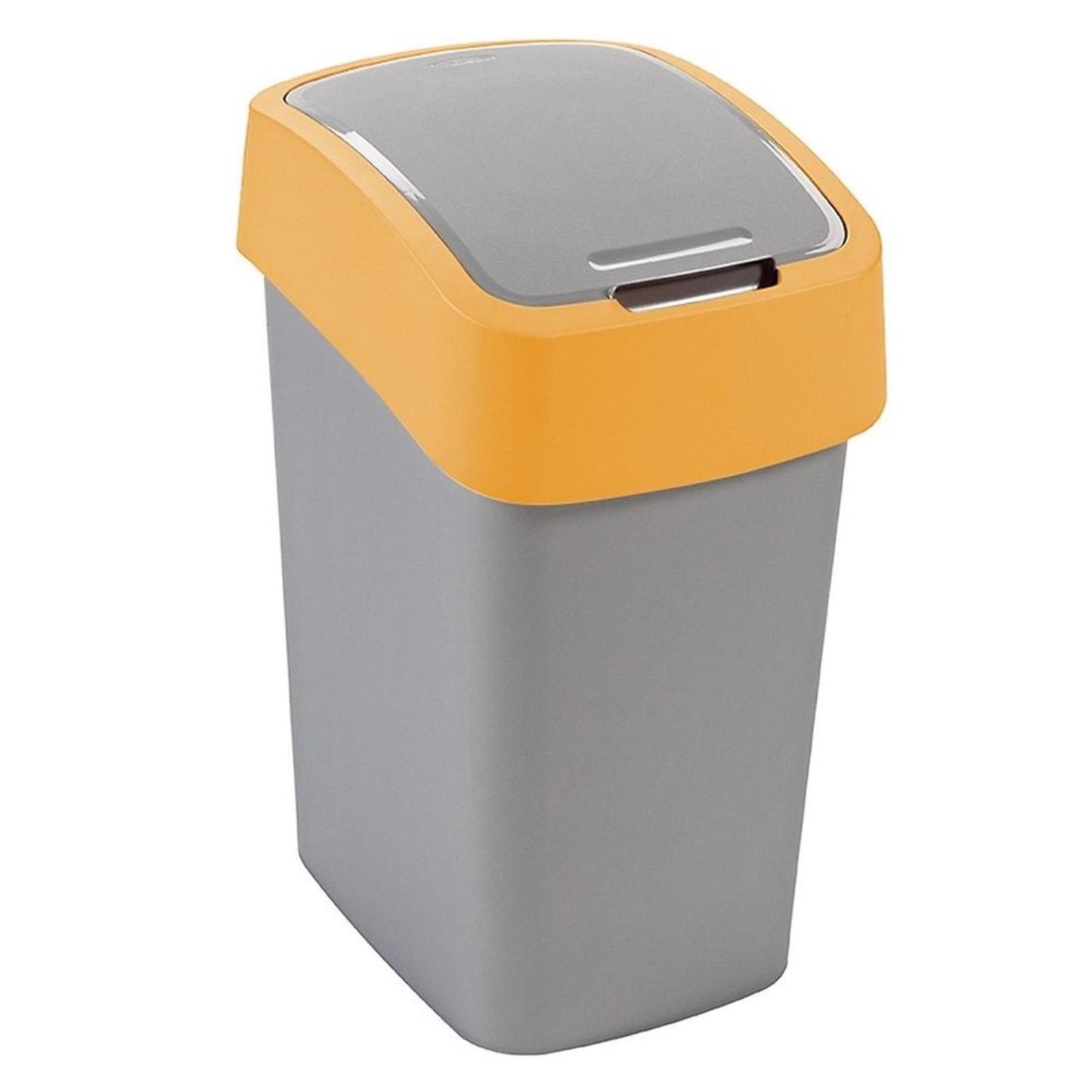 Curver pacific flip bin 45l amarillo plateado