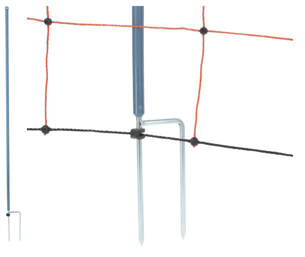 Palo di ricambio Ako per rete per pecore blu doppio perno 122 cm