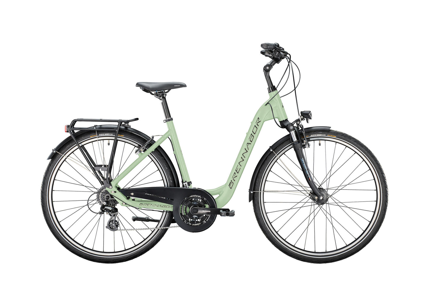 Brennabor bicicleta trekking t-40 mod. Bicicleta 24 brennab.t-40 28 50 wave 24v verde negro