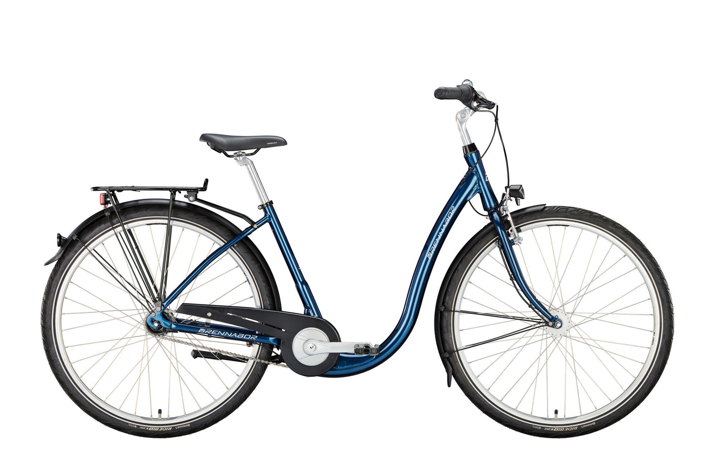Bicicleta urbana Brennabor c-17 mod. Bicicleta 24 city c-17 28 46 baja pulg. 7v.azul plata