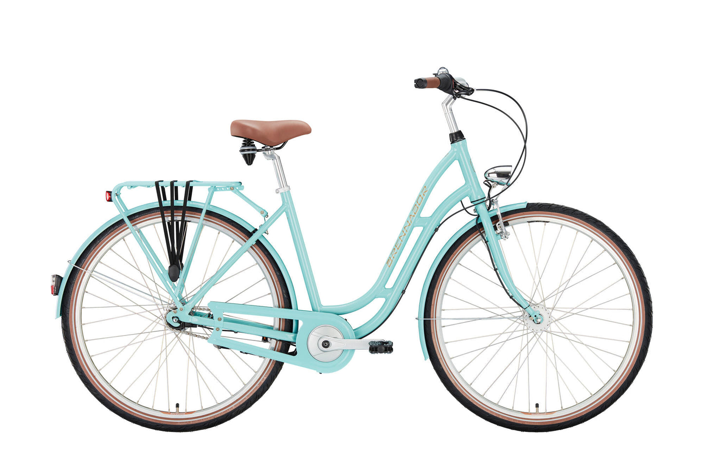 Bicicleta urbana Brennabor r-20 mod. Moto 24 retro r-20 28 50 nostalgia 7v.azul cobre
