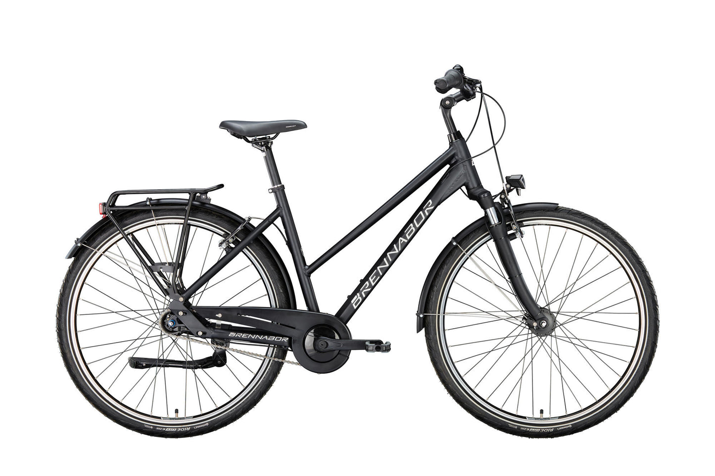 Bicicletta da trekking Brennabor t-42 mod. 24 bike trekking t-42 28 55 scale. 7sp.bianco nero