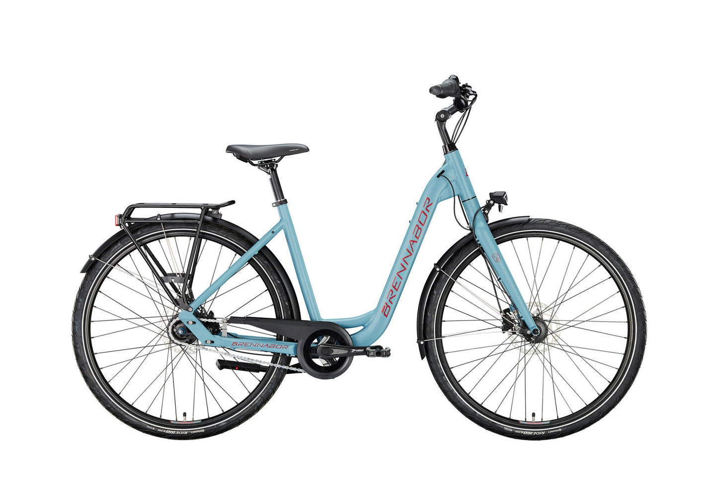 Bicicleta de trekking Brennabor T-48 mod. 24 bici trekking t-48 28 45 wave 8sp. azul burdeos