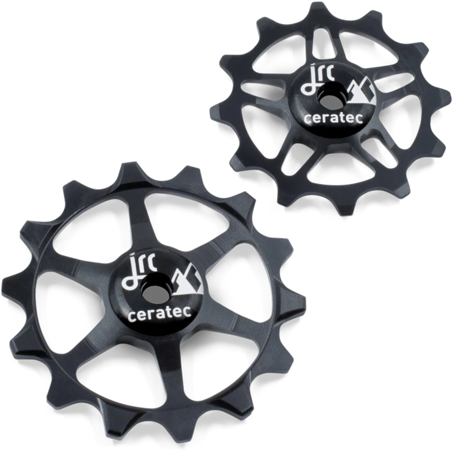 JRC - Set di ruote deragliatori in ceramica Sram Eagle XX1, X01, GX, NX, SX 12 14T Nero