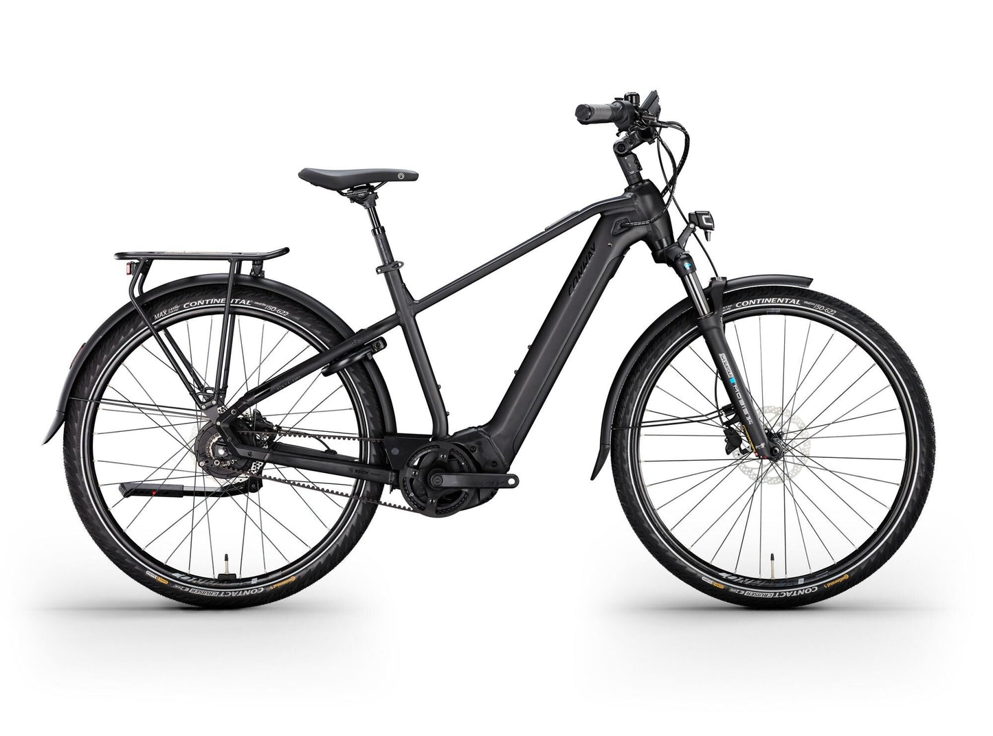 CONWAY ELECTRIC TREKKING BIKE Cairon T 6.0 (#1) Ebike Con.Cairon T 6.0 28 49 Env. Diam. nero