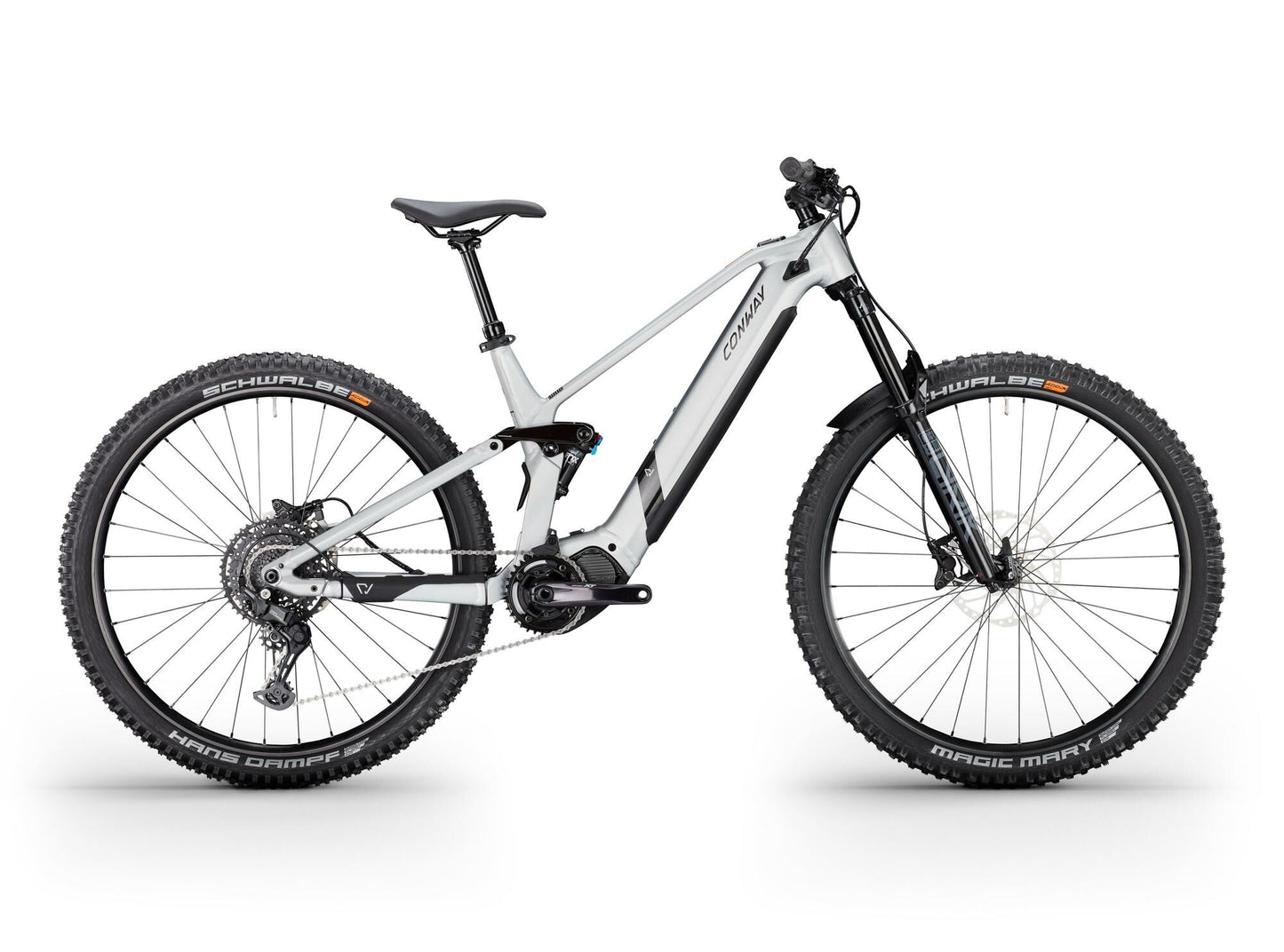 Conway Electric MTB Full Suspension EWME 2.0 (#1) Ebike Conw. EWME 2.0 SE 29 41 10SP FULL SUS. Sil.