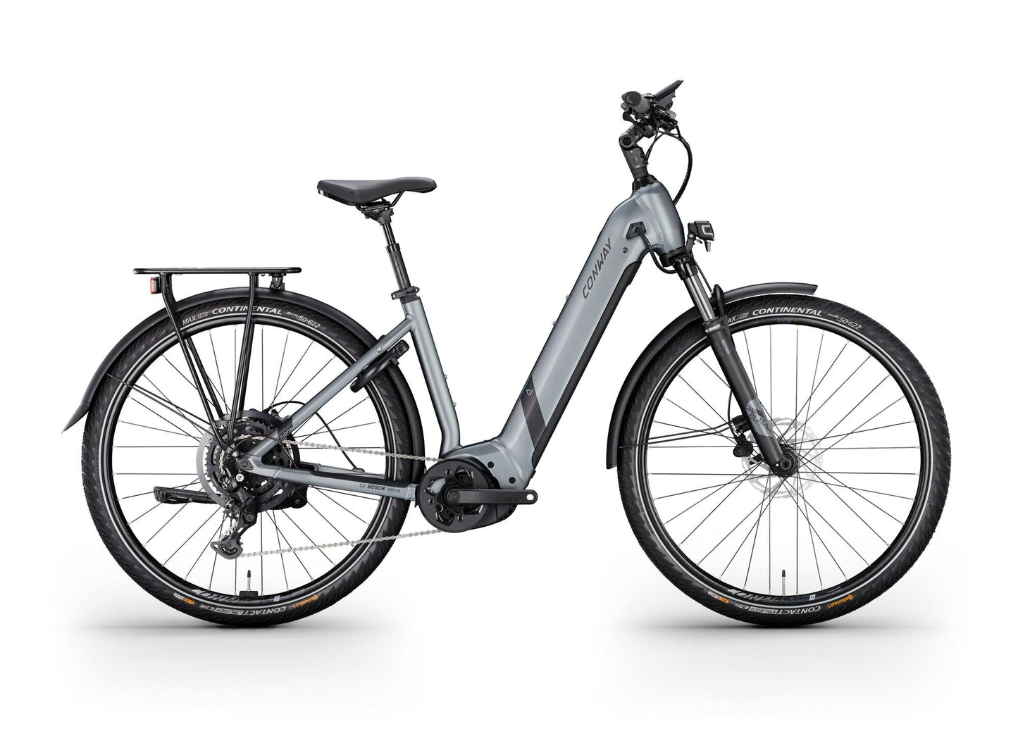 CONWAY ELECTRIC TREKKING BIKE Cairon T 3.0 750 SE (#1) Ebike Conw. Cairon T 3.0 750 SE 28 46 9SP SIL. bl.