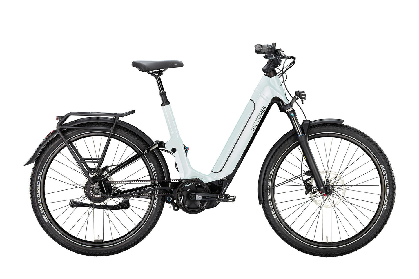 Victoria eléctrica de suspensión total trail 5 (#1) ebike vict. curso 5 28 46 etc. blanco hielo
