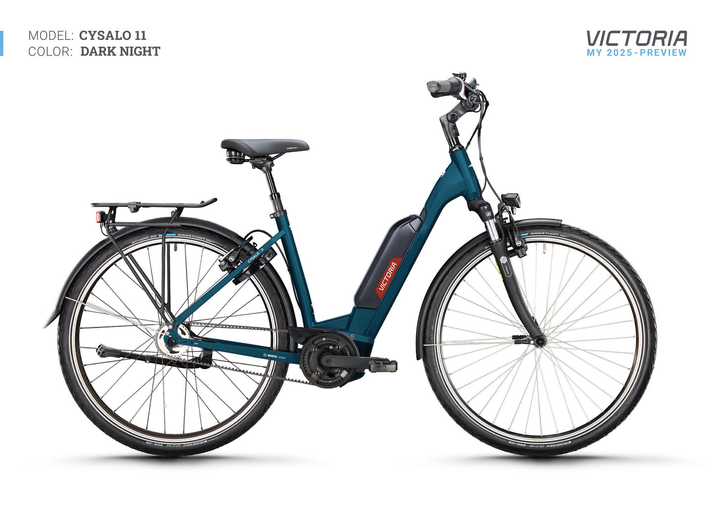 Victoria Electric Trekking Bike Cysalo 11 (#1) Ebike Vic.Cysalo 11 28 56 ASSEGGIO LOW 7SP CB Blue