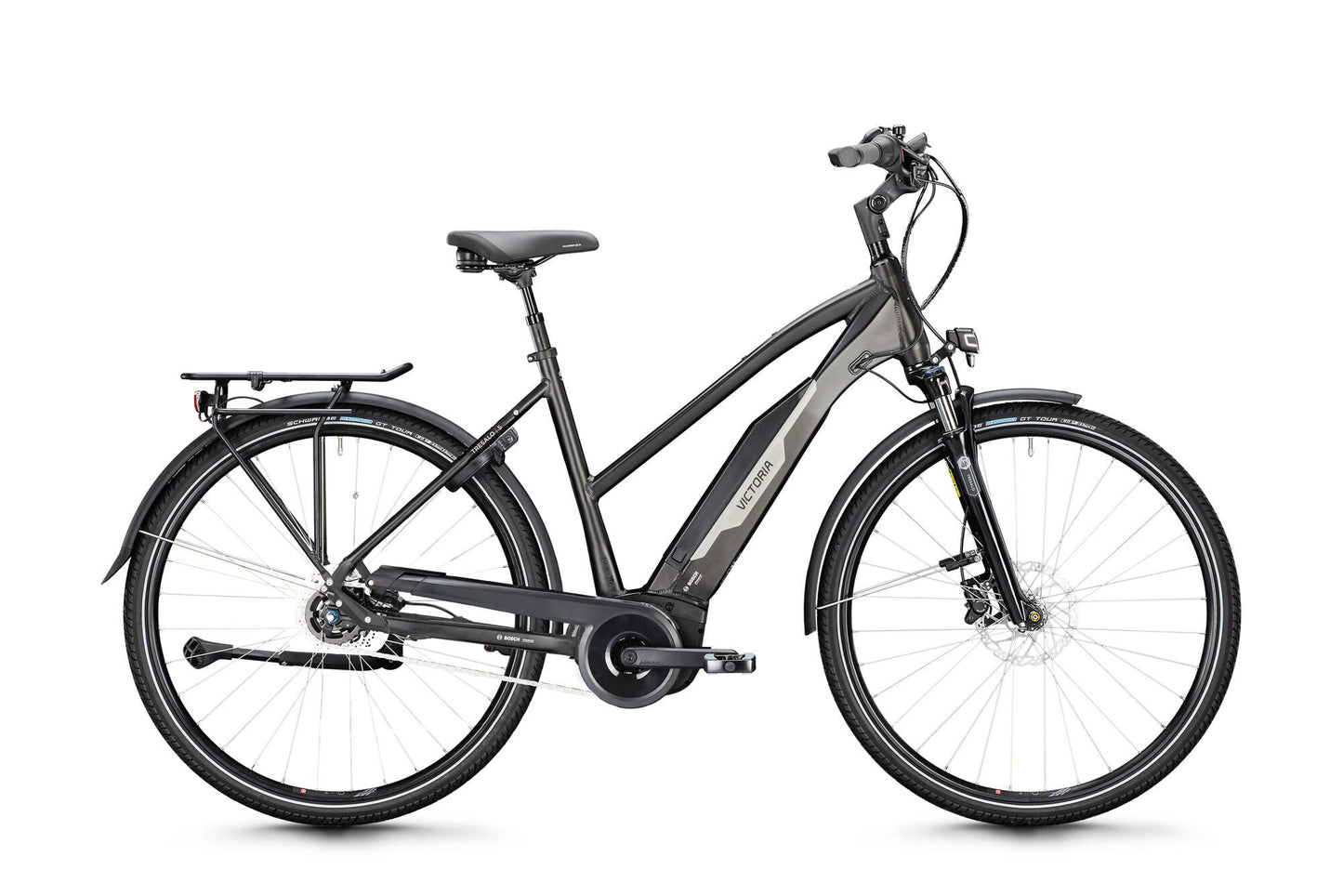 Victoria Electric Trekking Bike Tresalo 3 (#1) Ebike Vic.tresalo 3 28 48 scale. 7sp fw anth.Matt