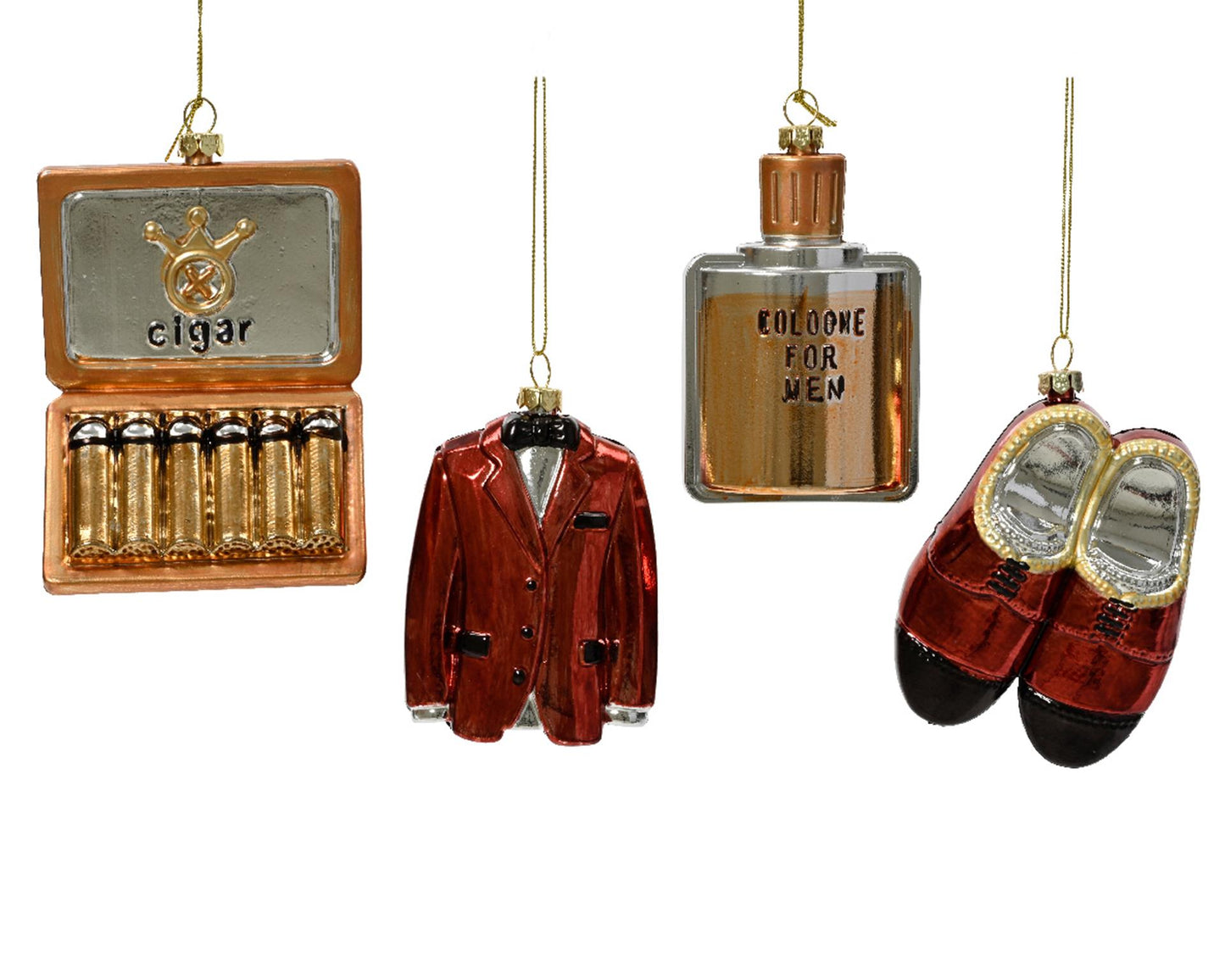 Decoris Colgante navideño de plástico, accesorios para hombre.