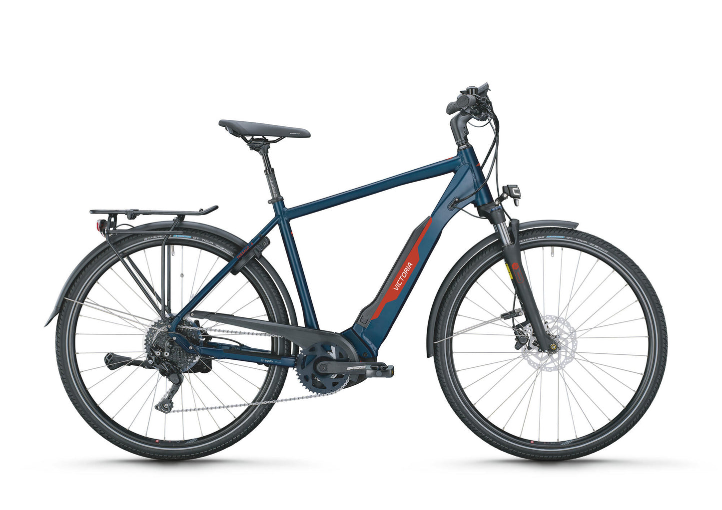 Victoria Electric Trekking Bike Tresalo 6 (#1) Ebike Vict. Tresalo 6 28 48 10sp Dark Night
