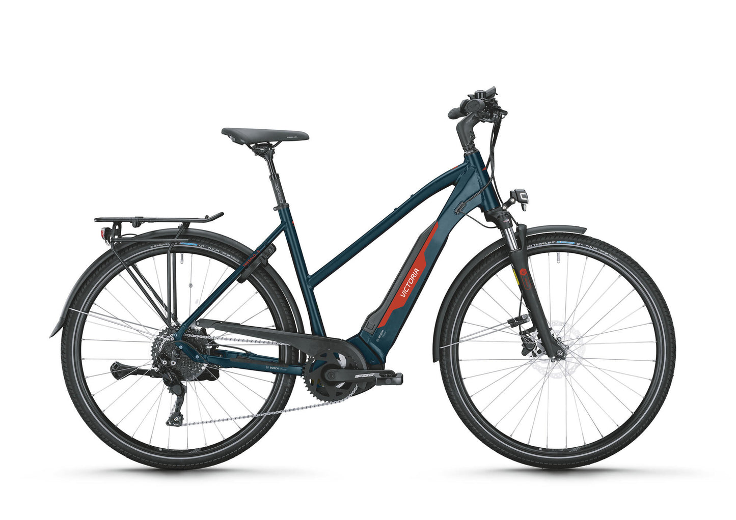 Victoria Electric Trekking Bike Tresalo 6 (#1) Ebike Vict. Tresalo 6 28 48 10sp Tra.Dark Night