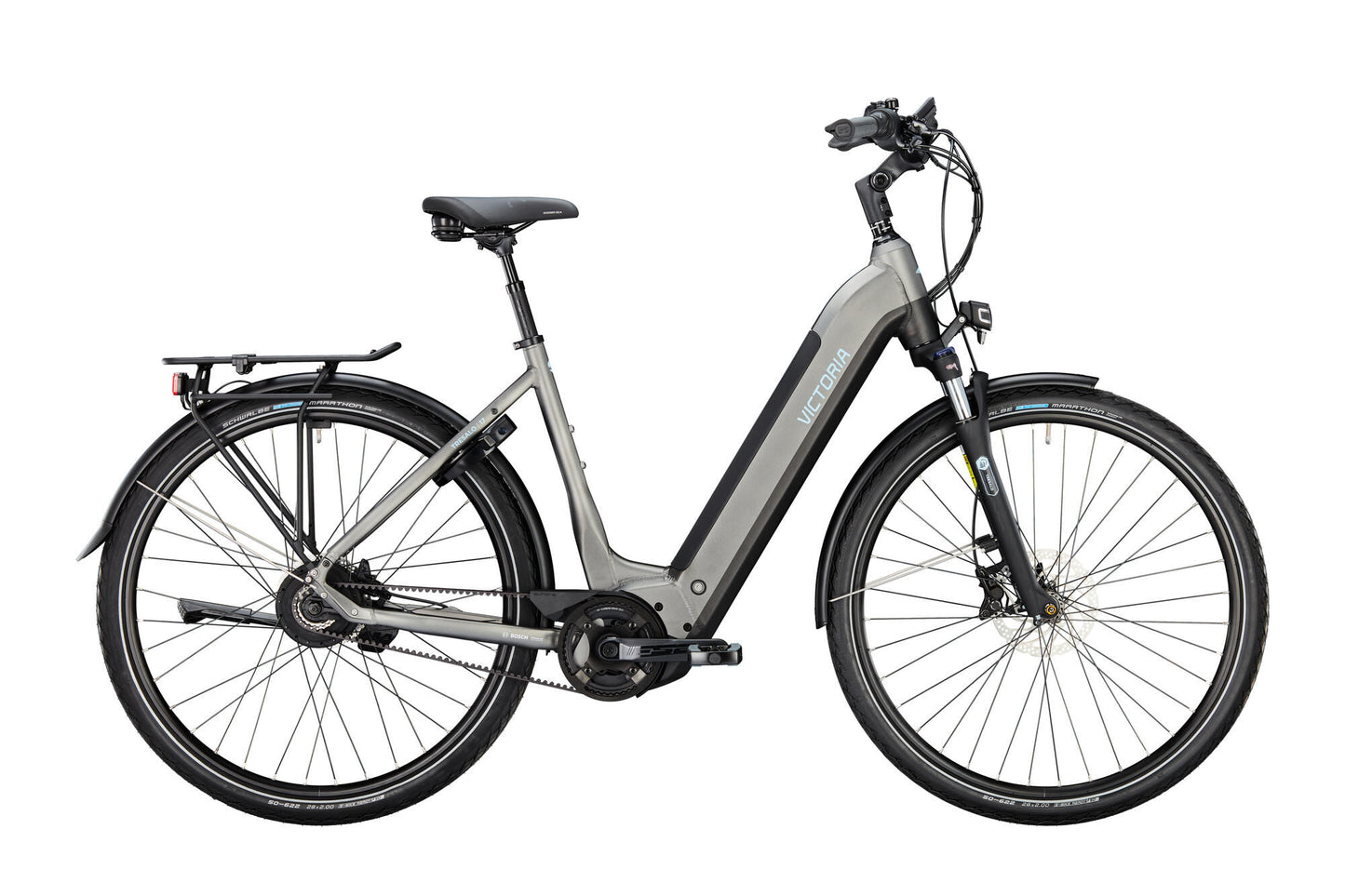Victoria Electric Trekking Bike Tresalo 17 (#1) Ebike Vict. Tresalo 17 28 44 Env. Bat de ondas negras