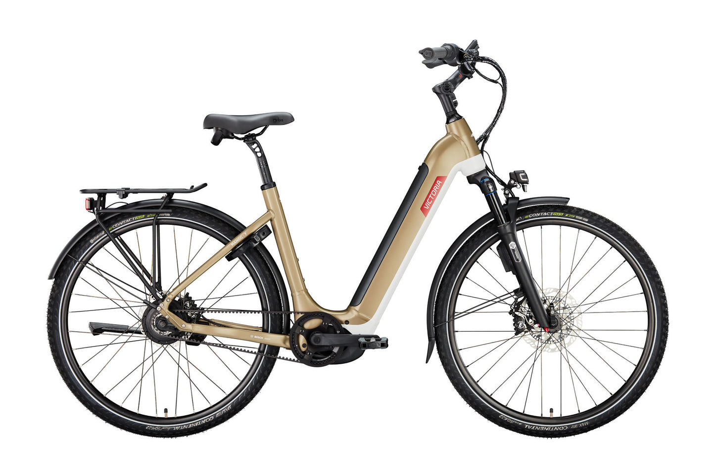 Victoria Electric Trekking Bike Manoc 7 (#1) Ebike Vict. Manoc 7 28 58 Env. Onda grigio