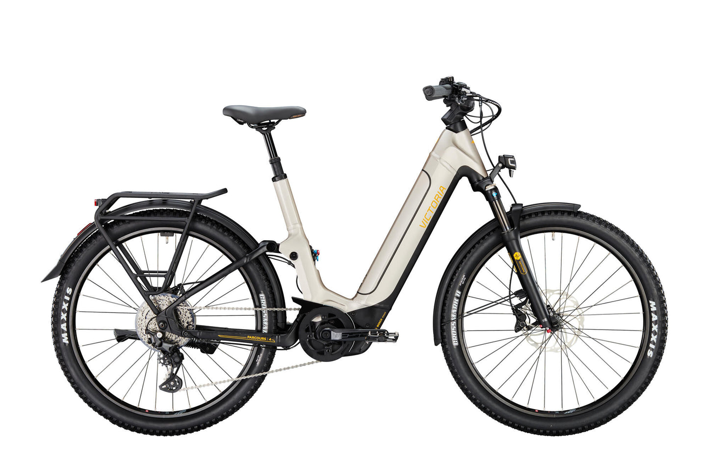 Victoria eléctrica doble suspensión trail 4 (#1) ebike vict.parcours 4 28 46 10 velocidades gris onda