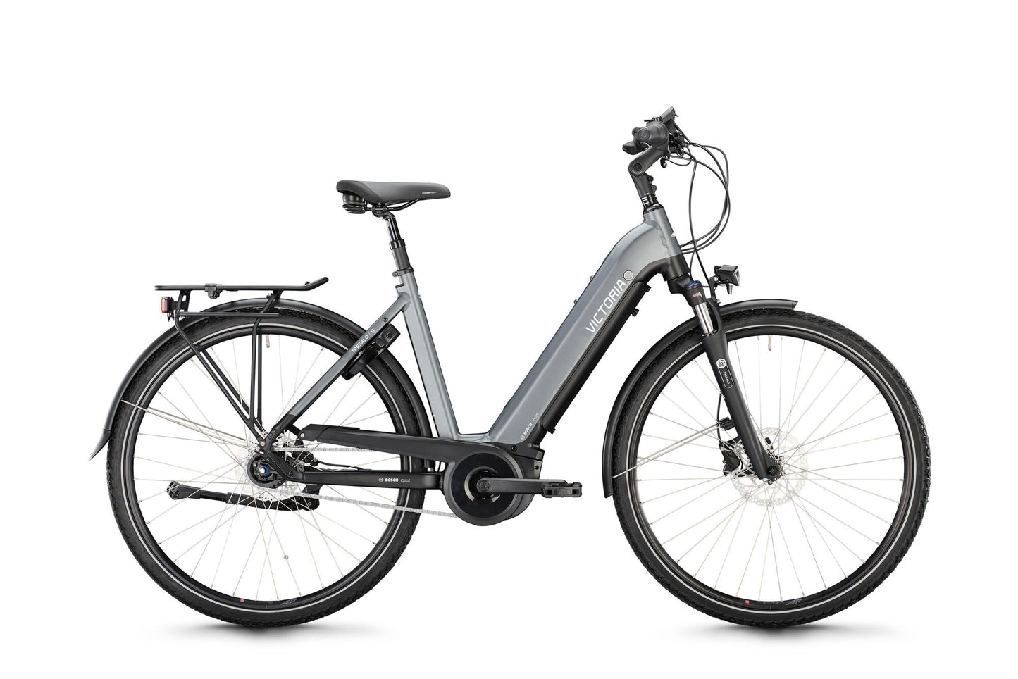 Victoria Electric Trekking Bike Tresalo 11 (#1) Ebike Vict. Tresalo 11 28 46 7sp onda gris