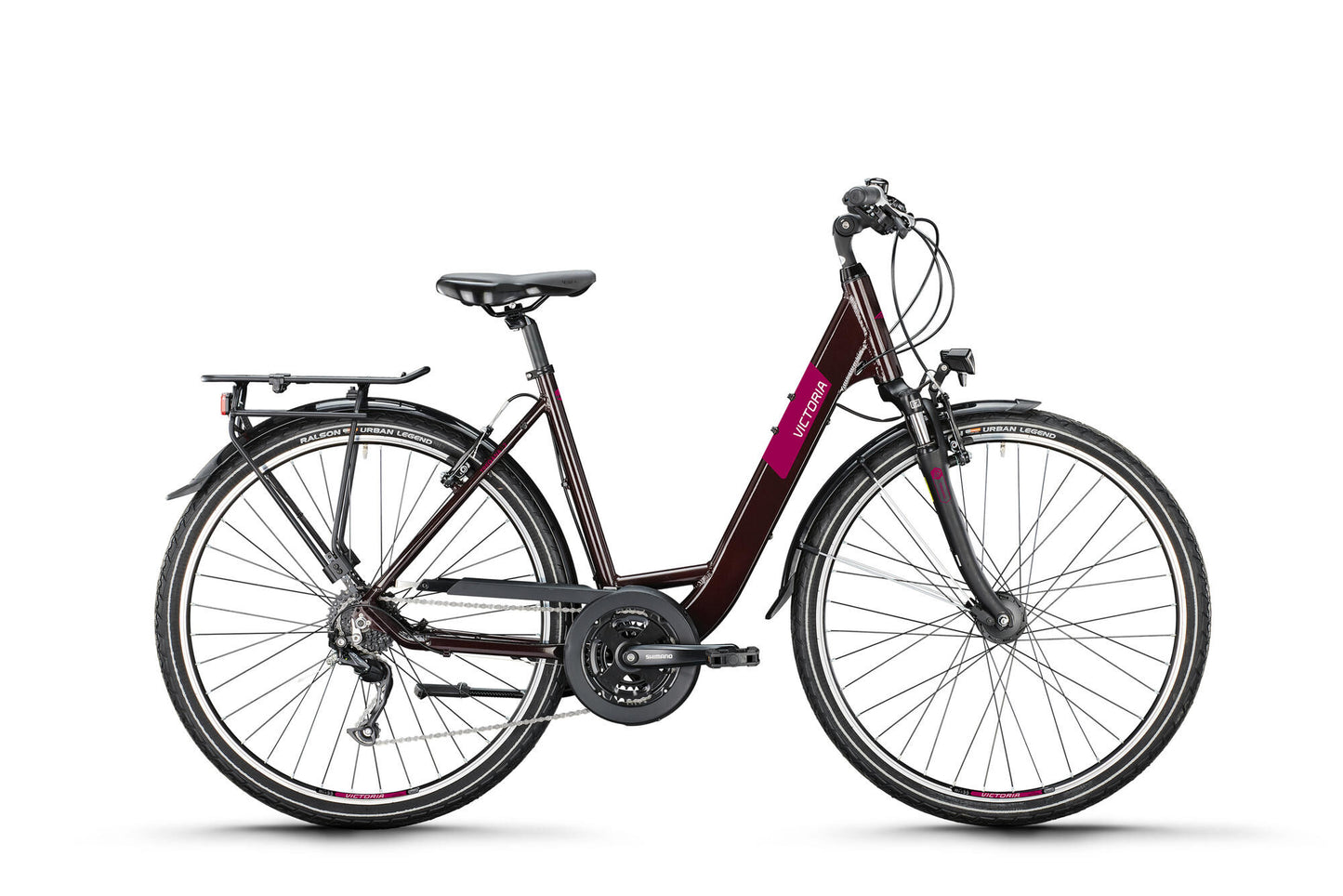 Victoria Trekking Bike Treqana 2 Mod. 24 Bike Vict.treqana 2 28 51 Wave 24sp Rosso Brown