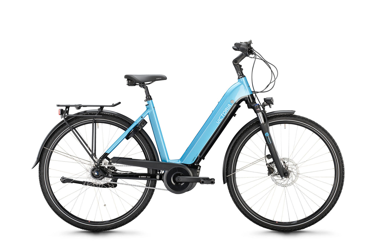 Victoria Electric Trekking Bike Tresalo 11 (#1) Ebike Vict. Tresalo 11 28 46 7sp Wave Blue