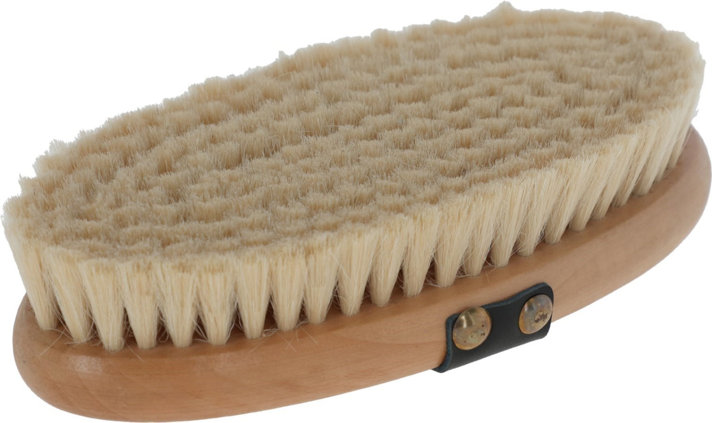 Cepillo para caballos con respaldo de madera