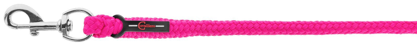 Guinzaglio con moschettone hippo pe rosa