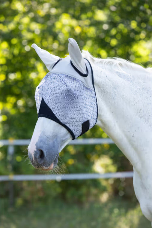 Maschera da mosca con orecchie con pony