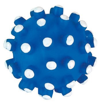 Palla giocattolo in vinile ca. 12 cm con cigolante borchie