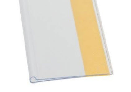 Listino prezzi 988 x 38 mm modello adesivo trasparente