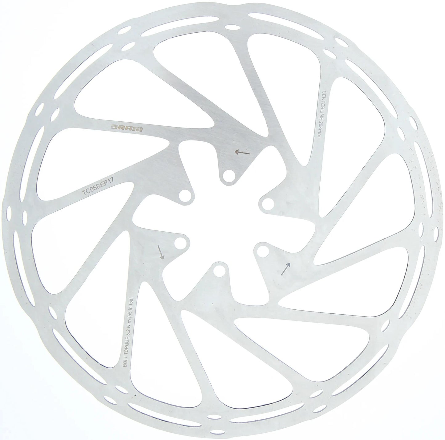 Sram remschijf centerline rotor centerline 203mm 6-hole sst