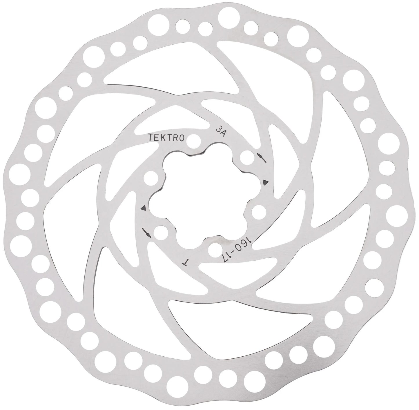 Disco freno Tektro tr-17 dischi freno f.hd-t390 160mmx2.3mm 6 fori