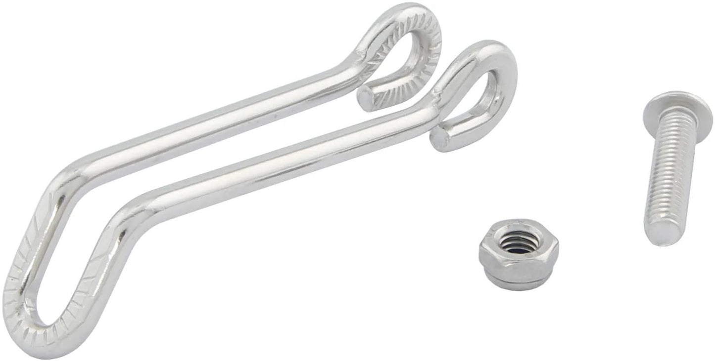 Busch Muller Fecollo gancio in acciaio inossidabile argento 60 18 mm