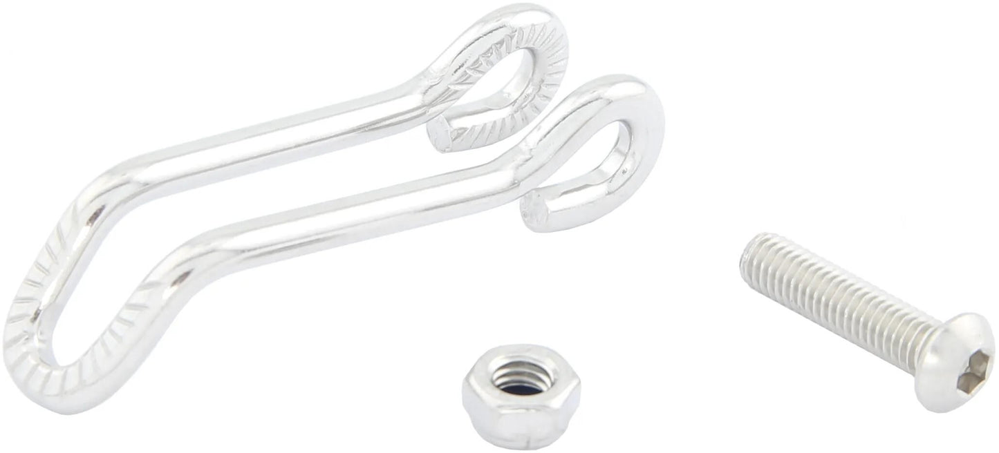 Busch Muller Fippallo Gancio in acciaio inossidabile argento Medium 45 18mm