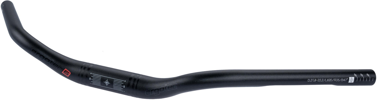 Ergotec Handlebar trekking 31,8 mm nero