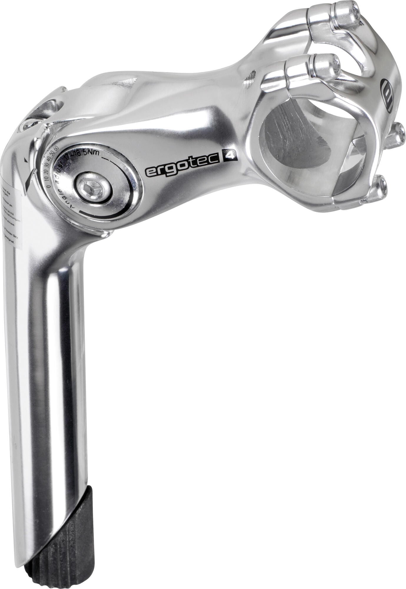 Ergotec Stem Octopus 2 ajustable 25.4 mm 110 mm de plata