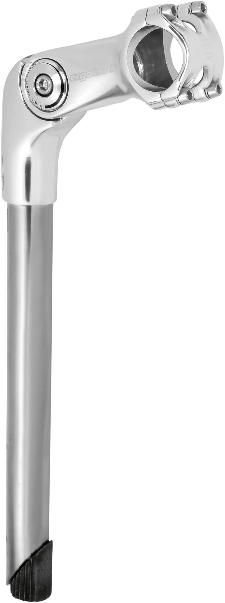 Ergotec Stem Octopus2 25,4 31,8 110 in acciaio inossidabile in argento