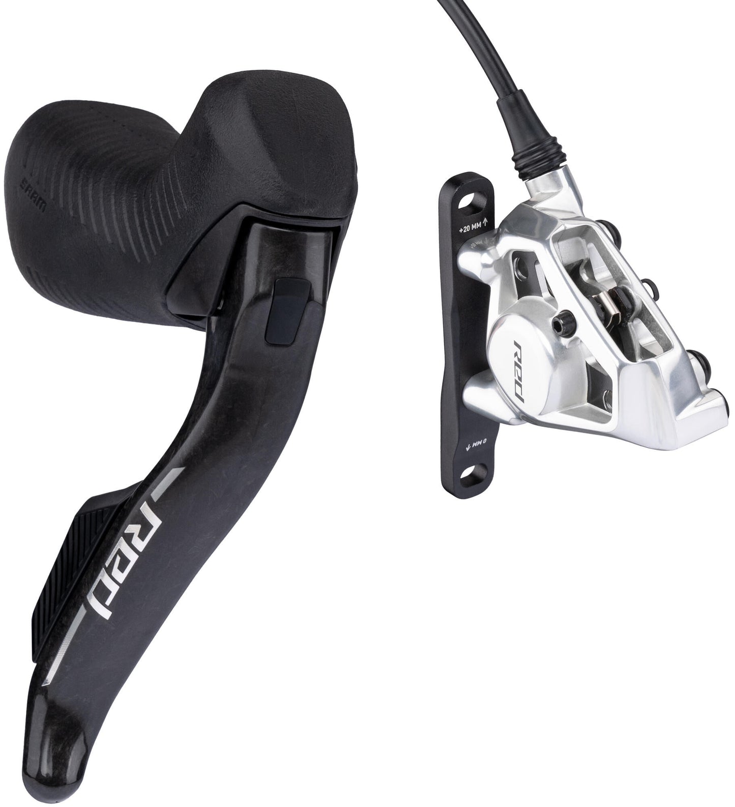 Assi rossi freno a disco SRAM E1 a destra 950 mm