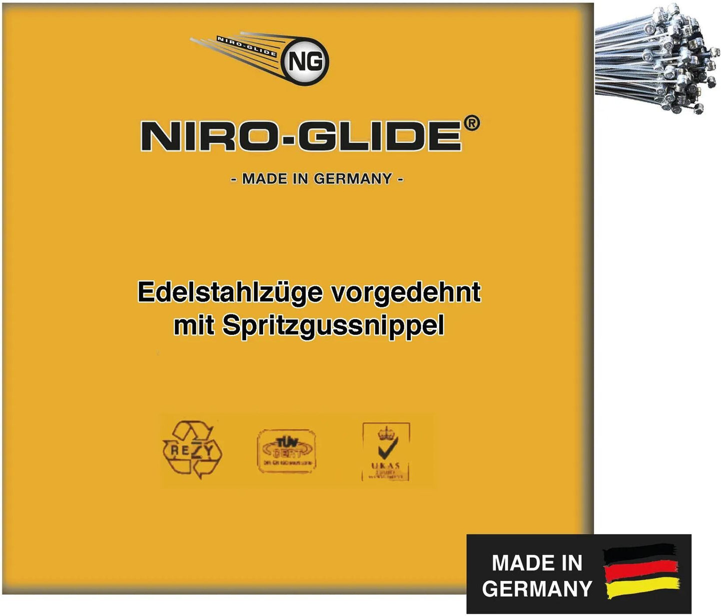Niro-Glide BR.inner Cable 2050 mm 50 PC.